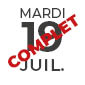 19 juillet - Mardi - complet