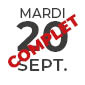 20 septembre - Mardi - Complet